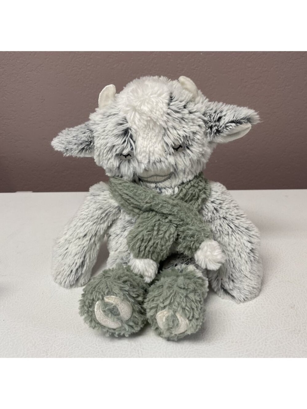 Slumberkins Yak Kin Gray Plush Stuffed Animal